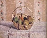 basket of apples and pears Camille Pissarro